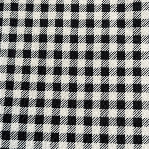 Princess Polly Black and White Gingham A-Line Mini Skirt- Like New- Size 2 - Picture 3 of 5